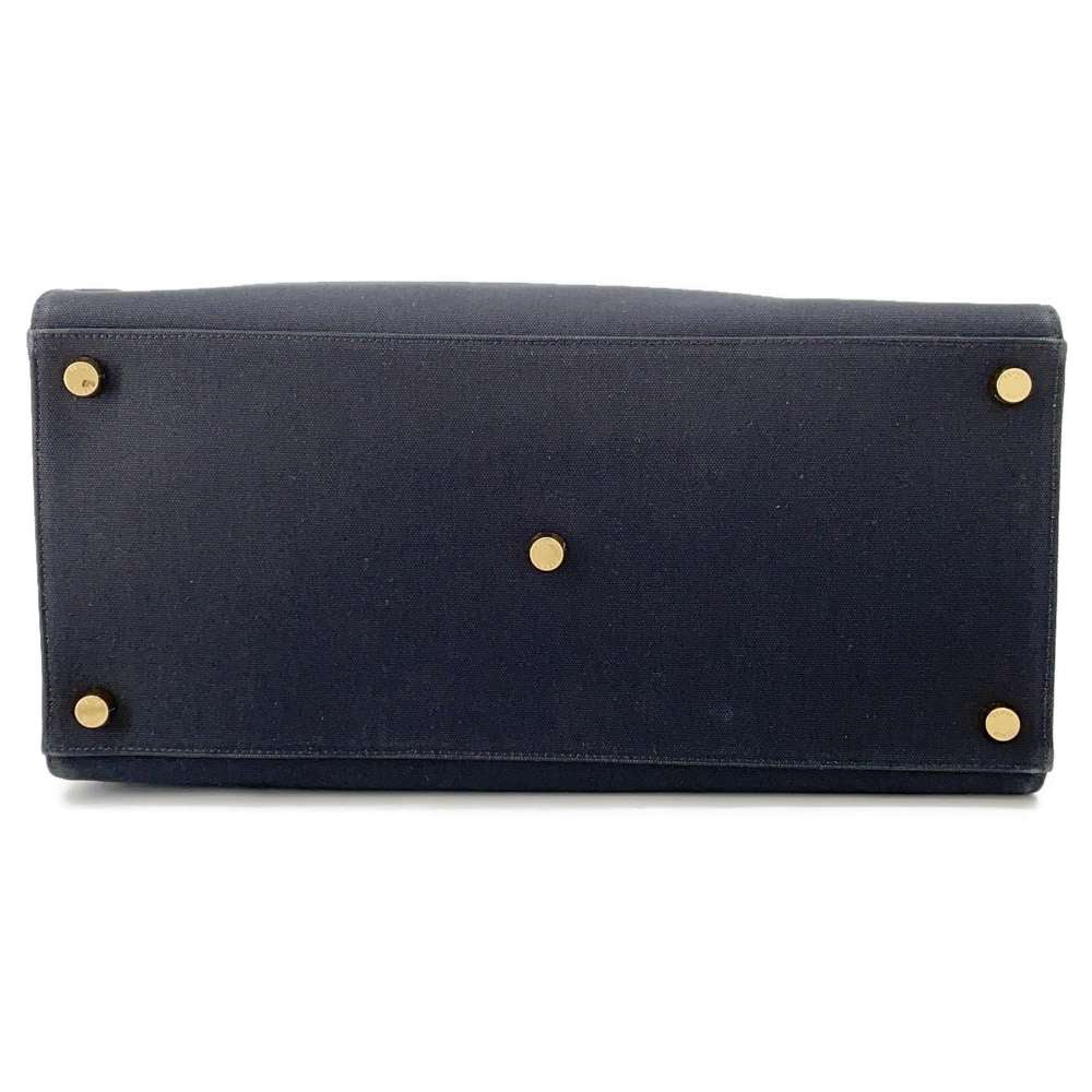 FENDI Fendace Tote Bag Black8BH395 Canvas