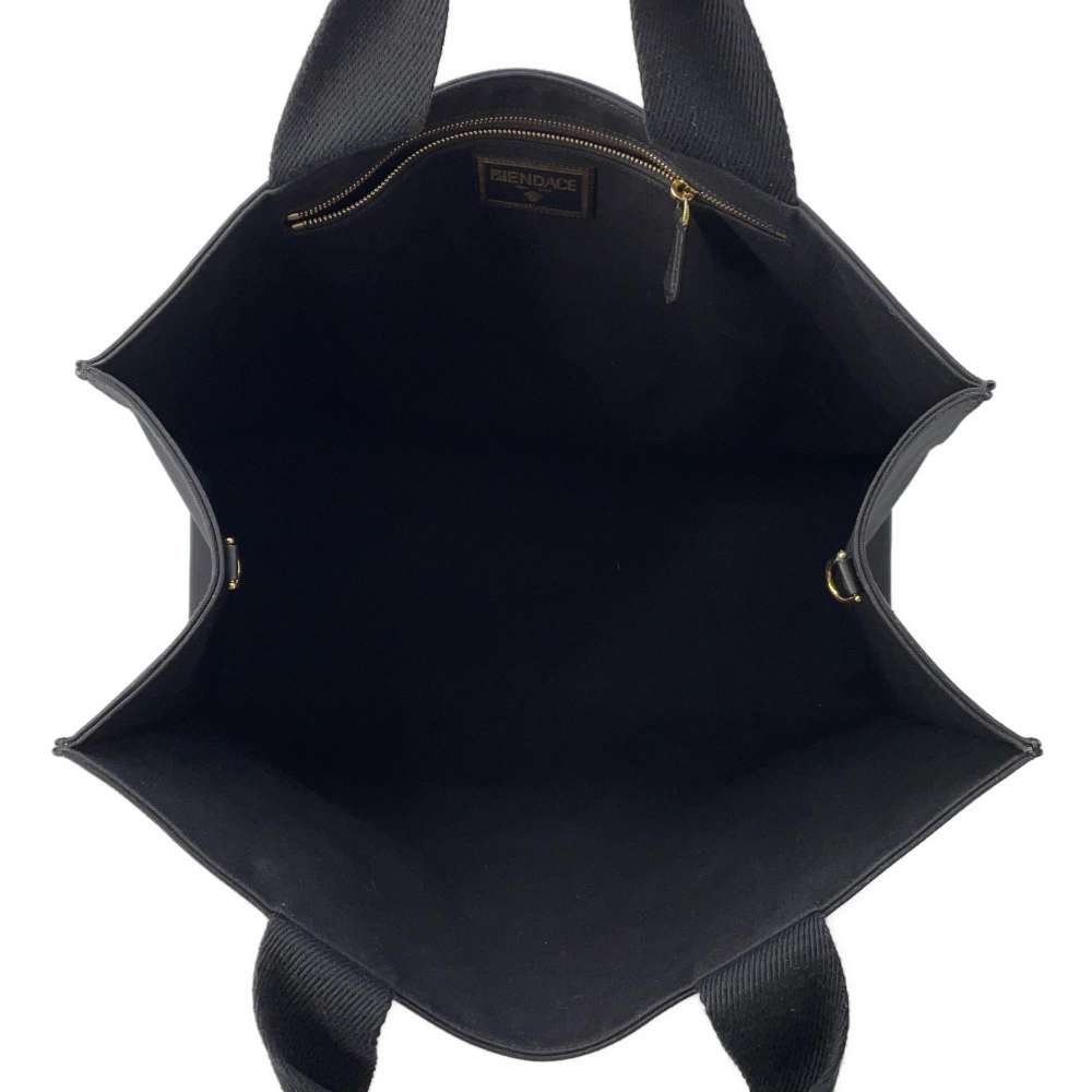 FENDI Fendace Tote Bag Black7VA558 Canvas