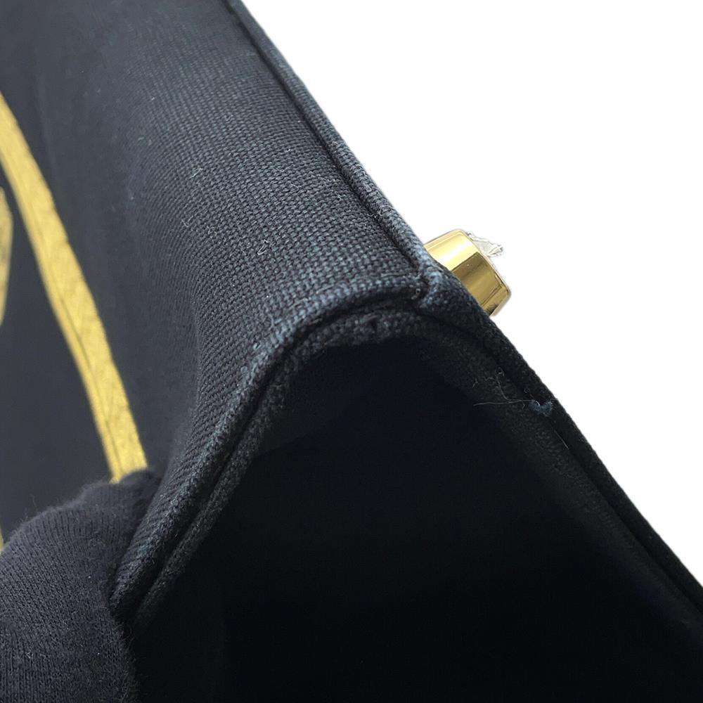 FENDI Fendace Tote Bag Black7VA558 Canvas