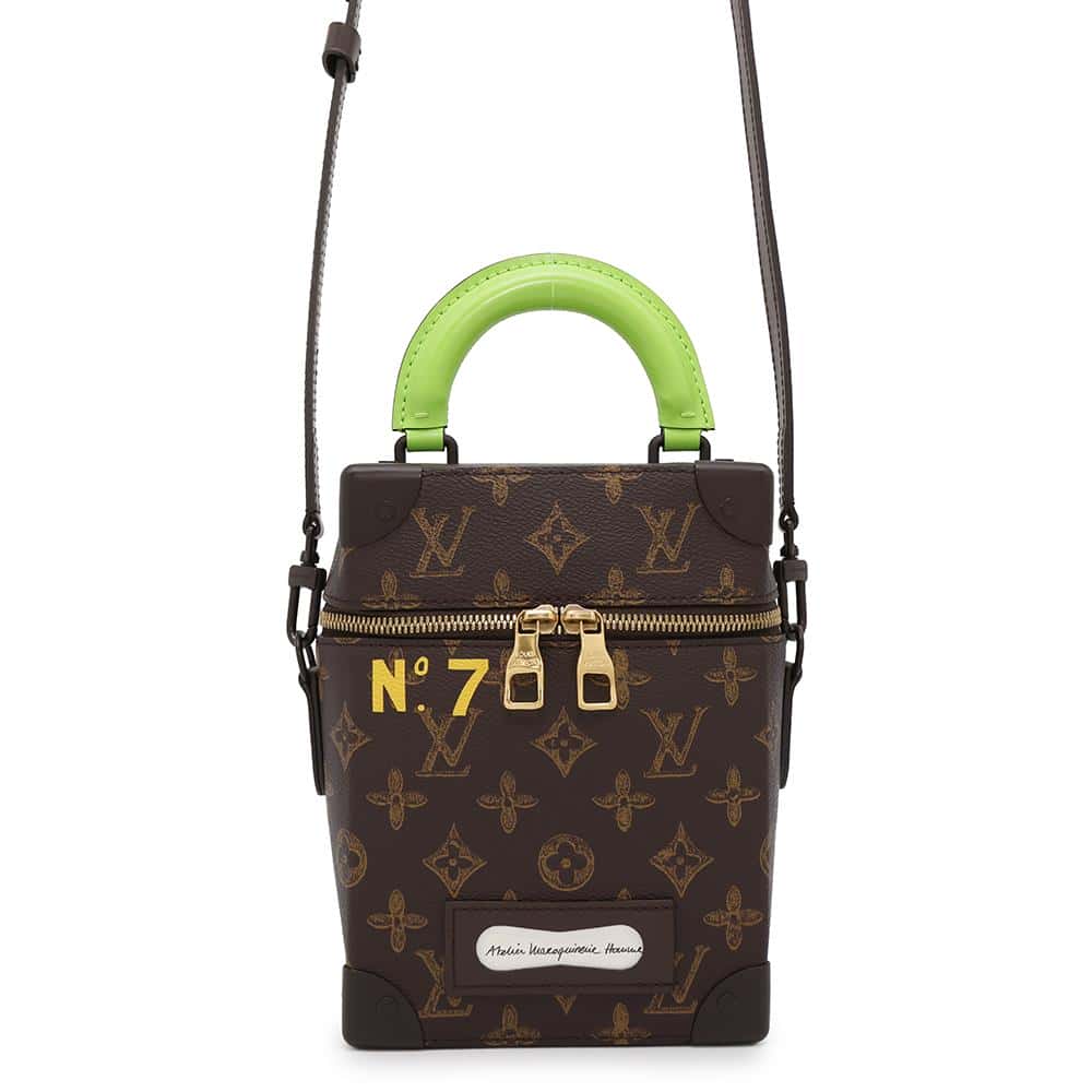 LOUIS VUITTON Vertical Box Trunk GreenM59664 Monogram