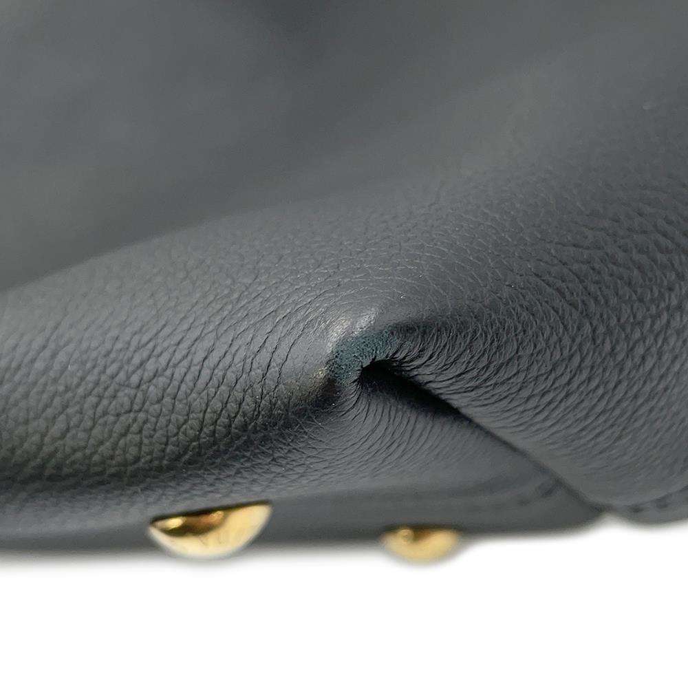 LOUIS VUITTON Lowkey Hobo BlackM25352 Calf Leather Size PM