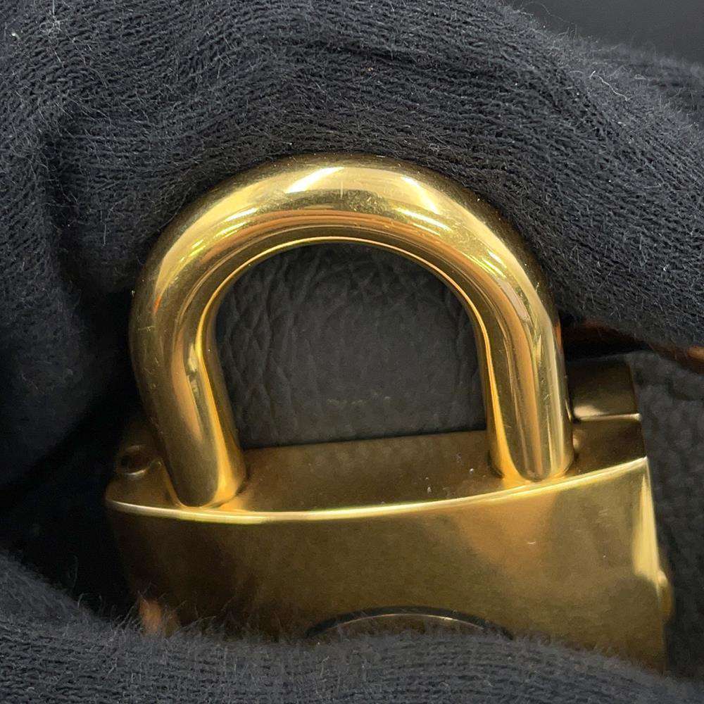 LOUIS VUITTON Lowkey Hobo BlackM25352 Calf Leather Size PM