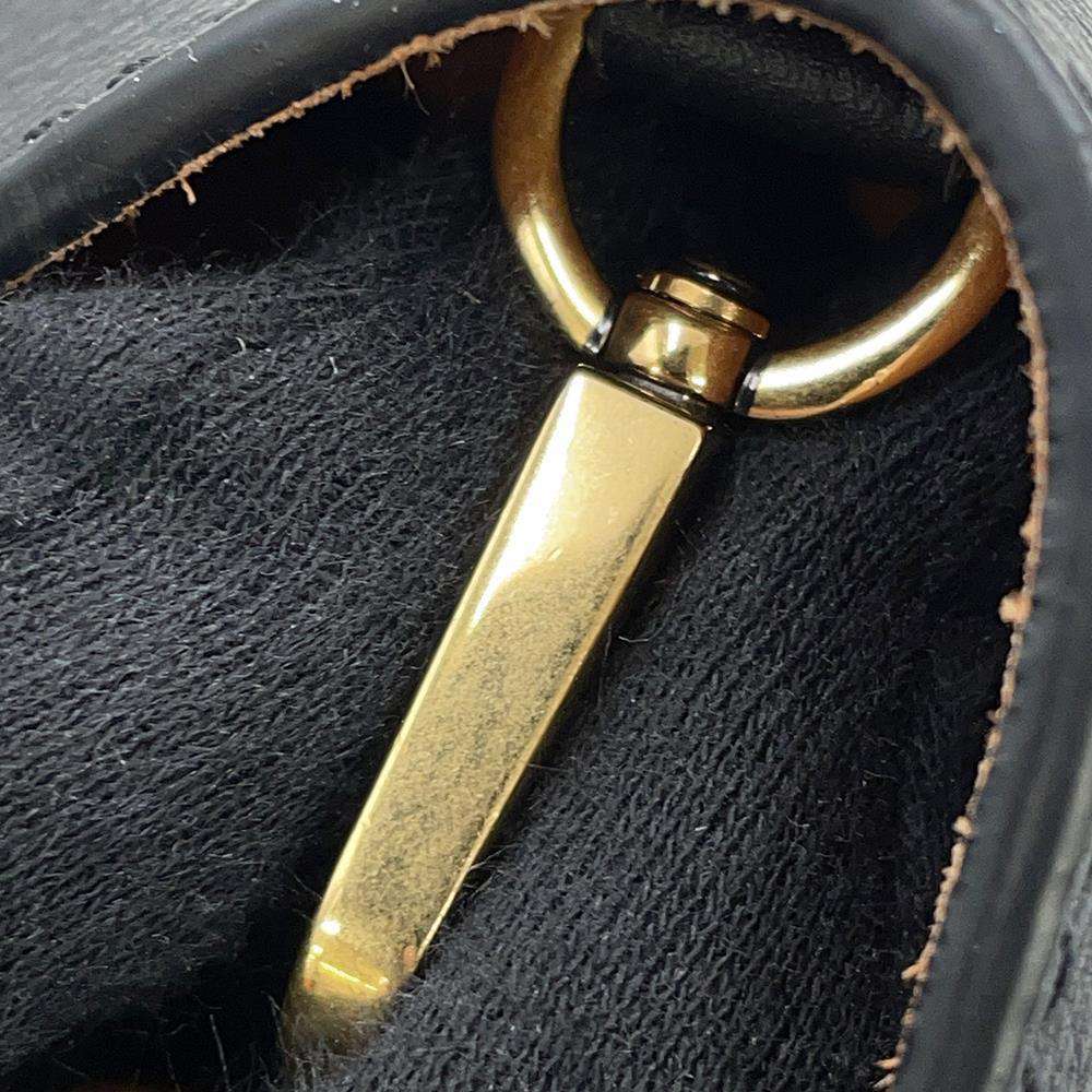 LOUIS VUITTON Lowkey Hobo BlackM25352 Calf Leather Size PM
