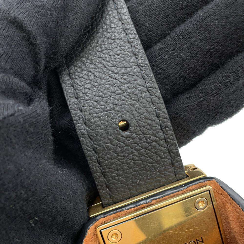 LOUIS VUITTON Lowkey Hobo BlackM25352 Calf Leather Size PM