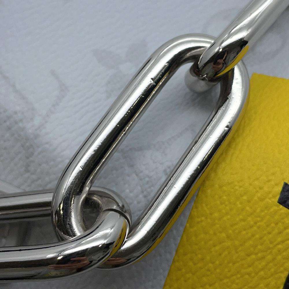 LOUIS VUITTON Chalk Nano Bag GrayM44631 Monogram