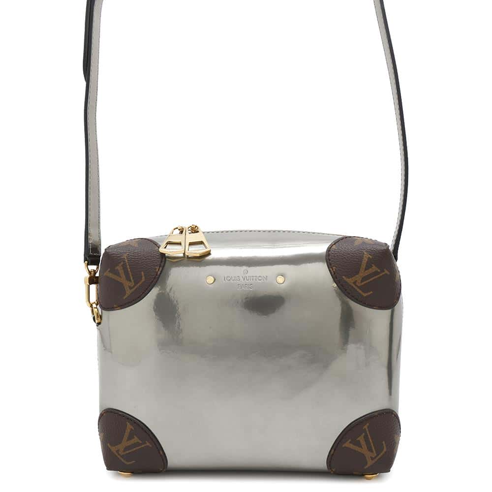 LOUIS VUITTON Venice Gris MetalM52758 Monogram Patent Leather