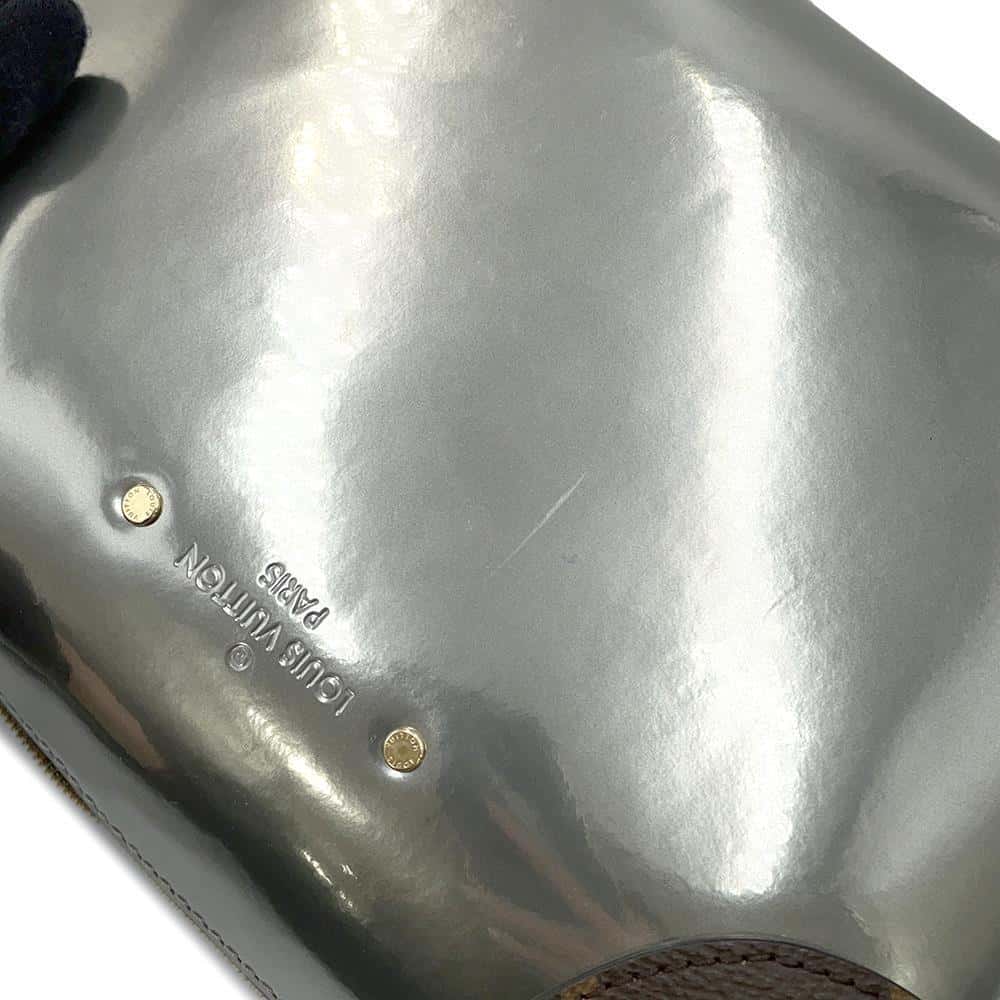 LOUIS VUITTON Venice Gris MetalM52758 Monogram Patent Leather
