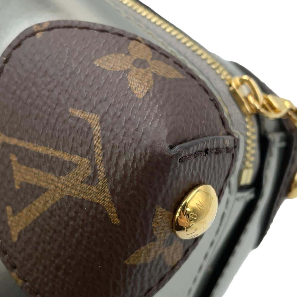 LOUIS VUITTON Venice Gris MetalM52758 Monogram Patent Leather