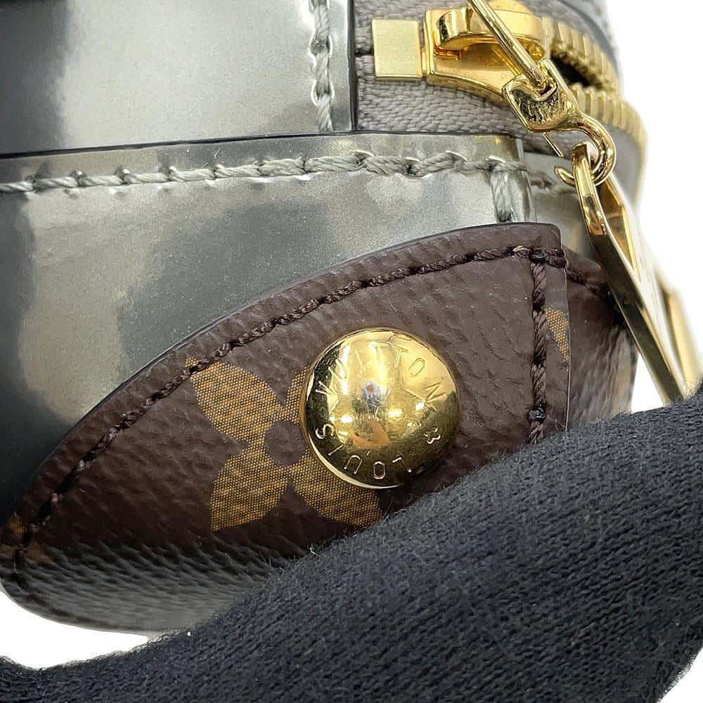 LOUIS VUITTON Venice Gris MetalM52758 Monogram Patent Leather