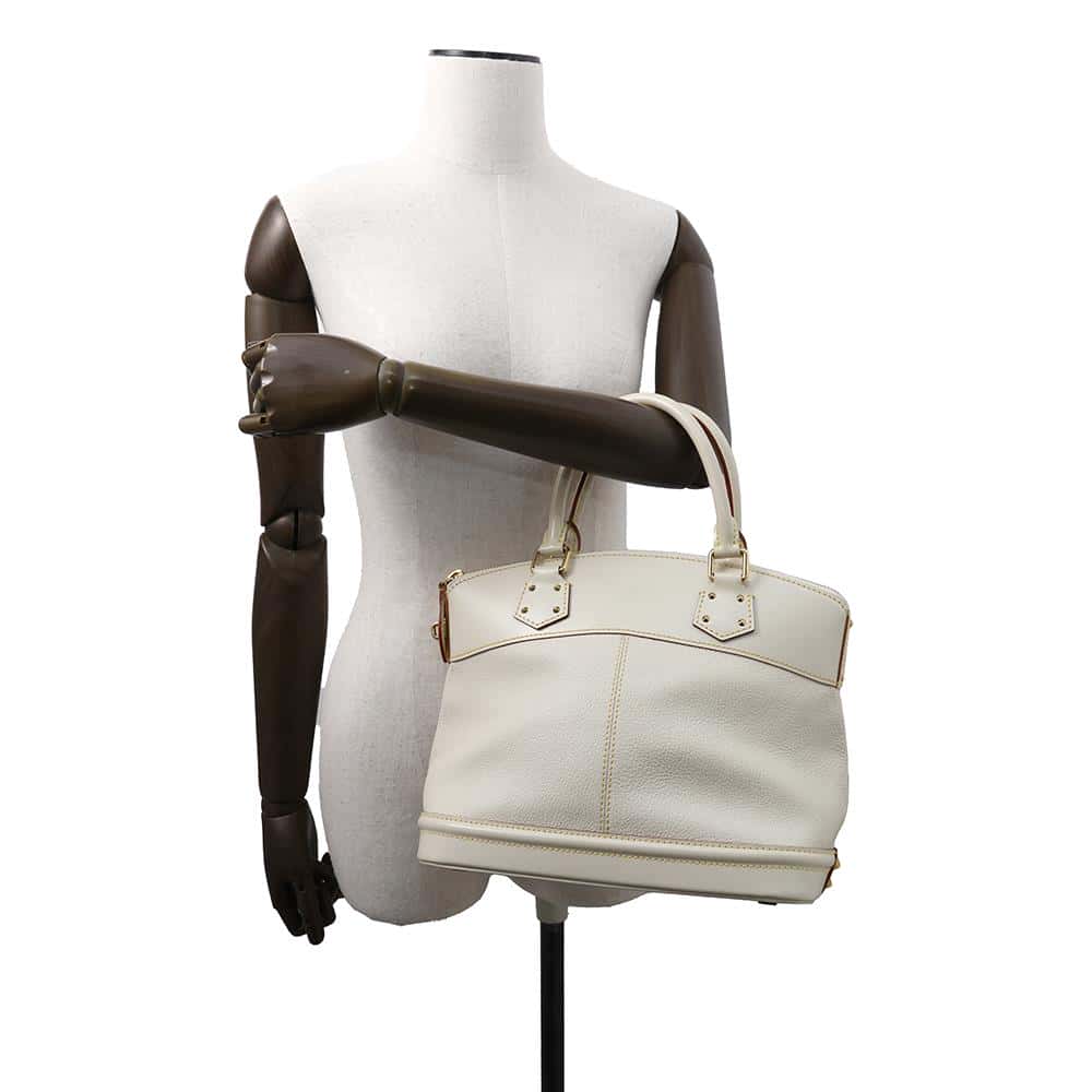 LOUIS VUITTON Lock It BlancM91887 Suhali・Leather Size PM