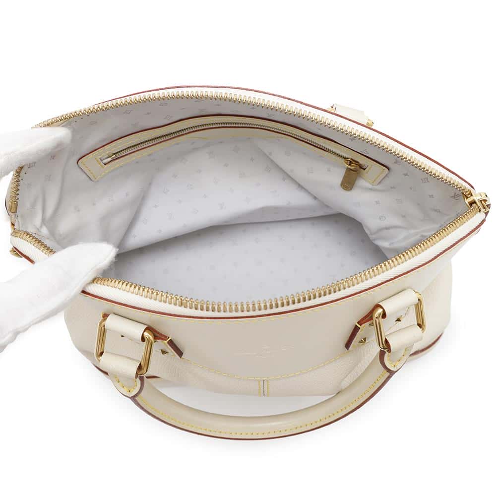 LOUIS VUITTON Lock It BlancM91887 Suhali・Leather Size PM