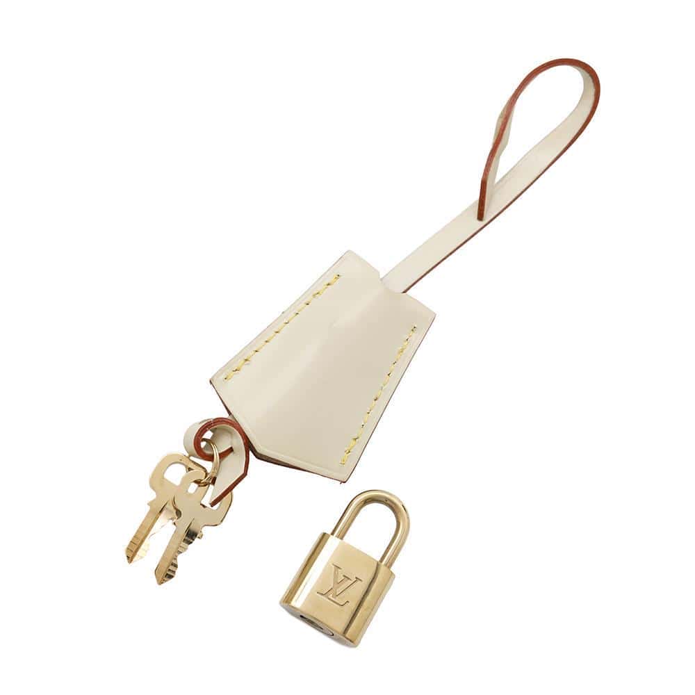 LOUIS VUITTON Lock It BlancM91887 Suhali・Leather Size PM