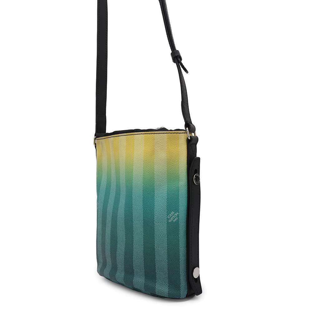 LOUIS VUITTON Sac Malang Yellow/GreenM59920 Damier stripe