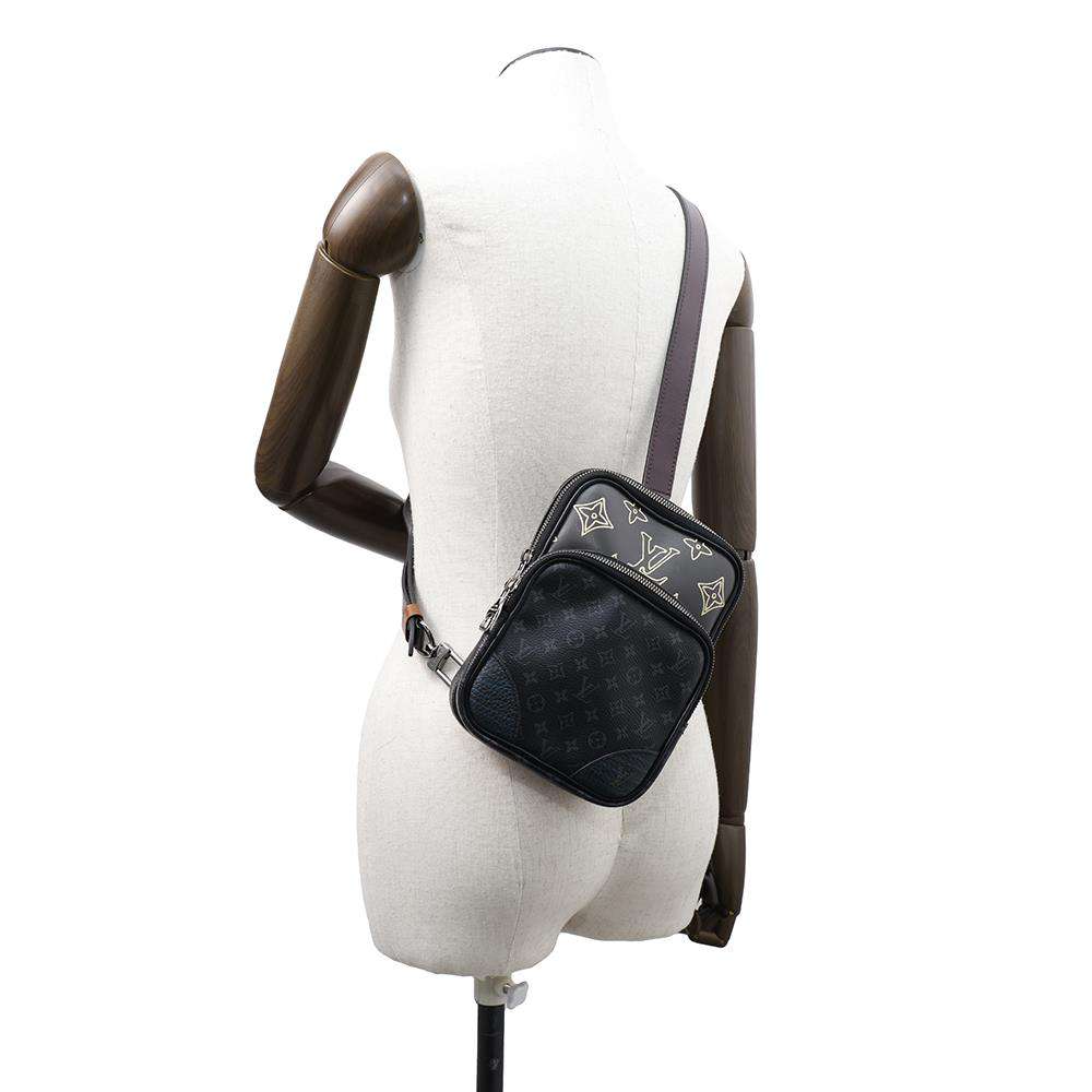LOUIS VUITTON Amazon sling bag BlackM45439 Monogram Eclipse