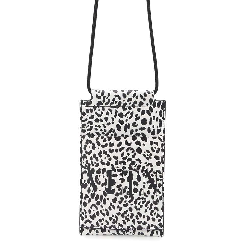 Valentino Garavani VLTN Leopard Smartphone Case Multi Pochette White/BlackWY0P0T13MHK Leather