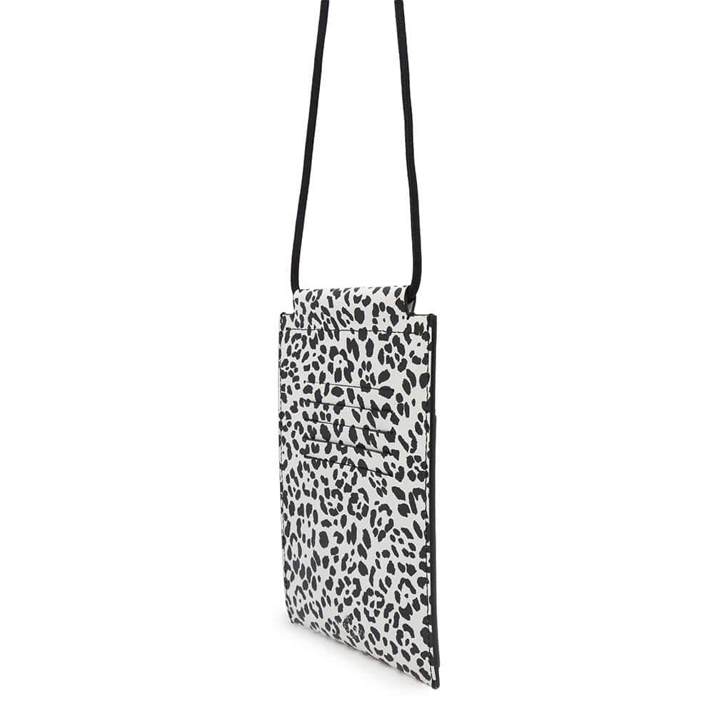 Valentino Garavani VLTN Leopard Smartphone Case Multi Pochette White/BlackWY0P0T13MHK Leather