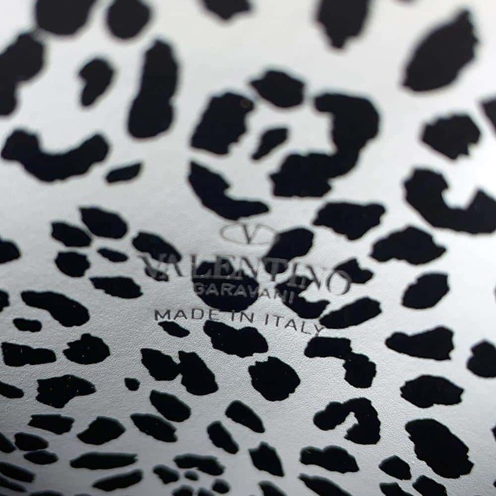 Valentino Garavani VLTN Leopard Smartphone Case Multi Pochette White/BlackWY0P0T13MHK Leather
