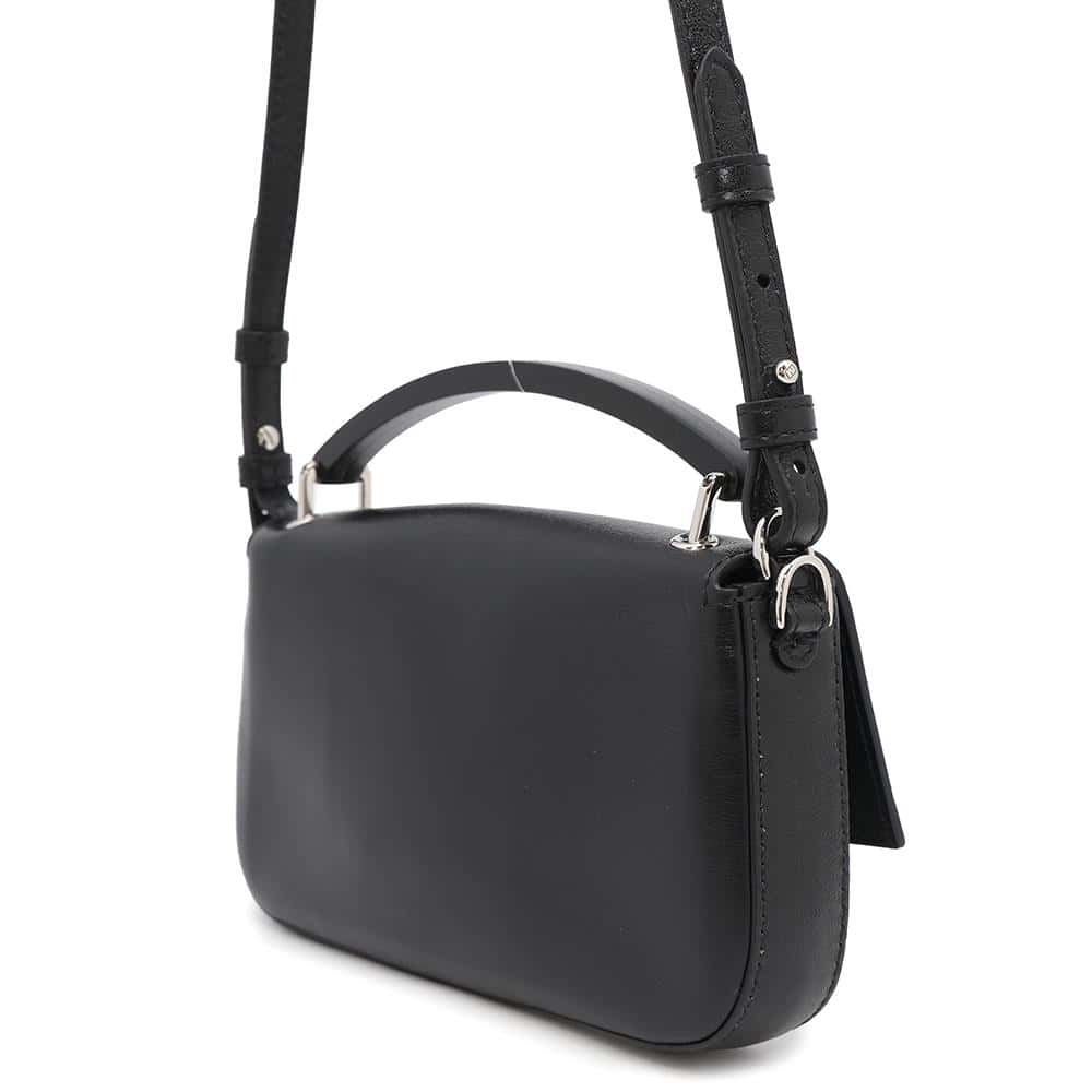 FENDI Marc Jacobs Collaboration Baguette Shoulder Bag Black7AS142 Leather