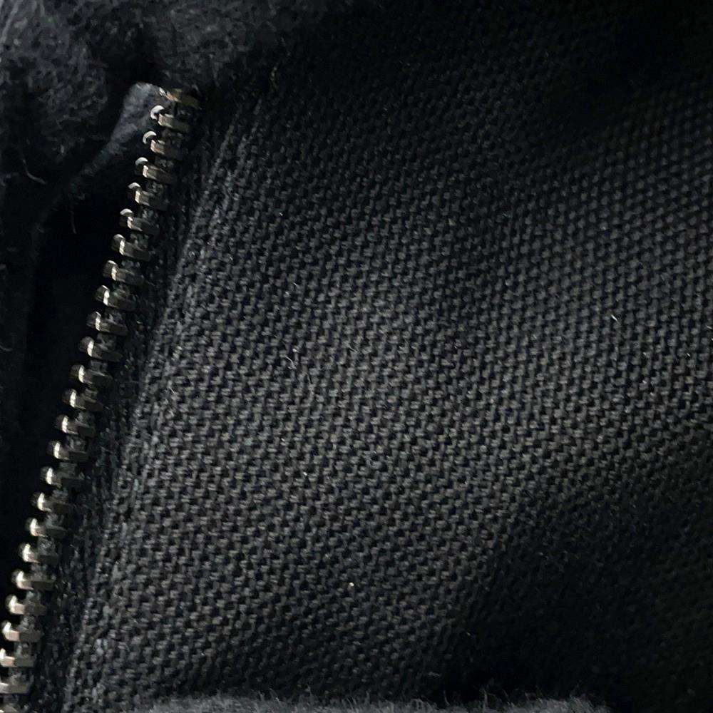 CHANEL Matelasse Uniform Crossbody Bag Black Lambskin