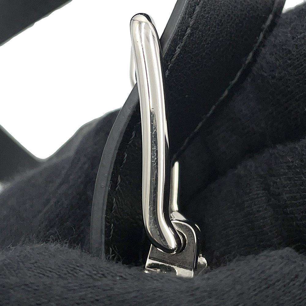 CHANEL Matelasse Uniform Crossbody Bag Black Lambskin