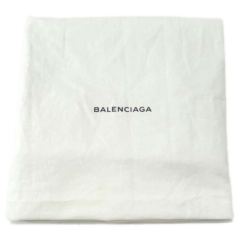 BALENCIAGA Logo Crossbody Bag Black/Red518163 Wool Leather