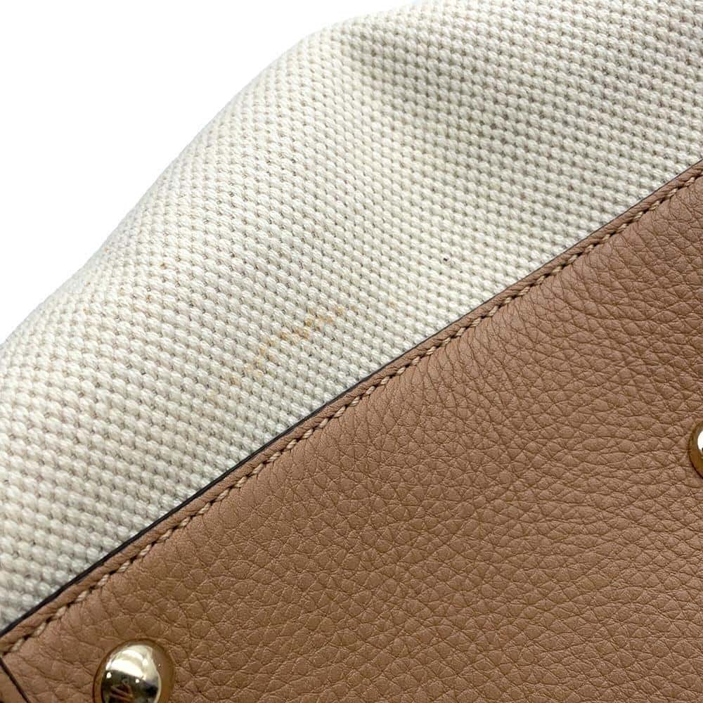 GUCCI Soho 2wayBag Natural/Jasmin Flower336751 Canvas Leather