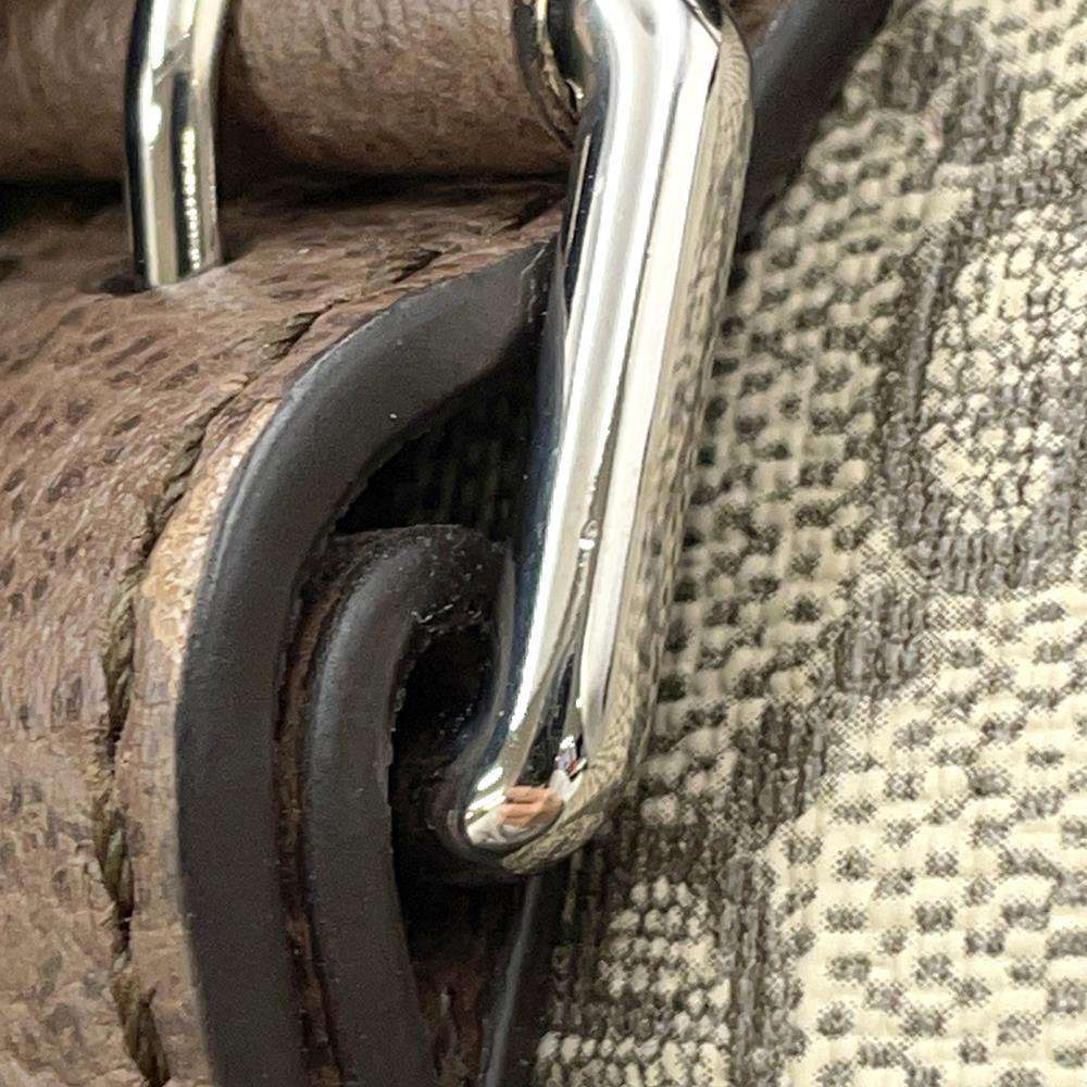 GUCCI GG Supreme Detailed Tote Bag Beige/Brown643814 PVC Leather