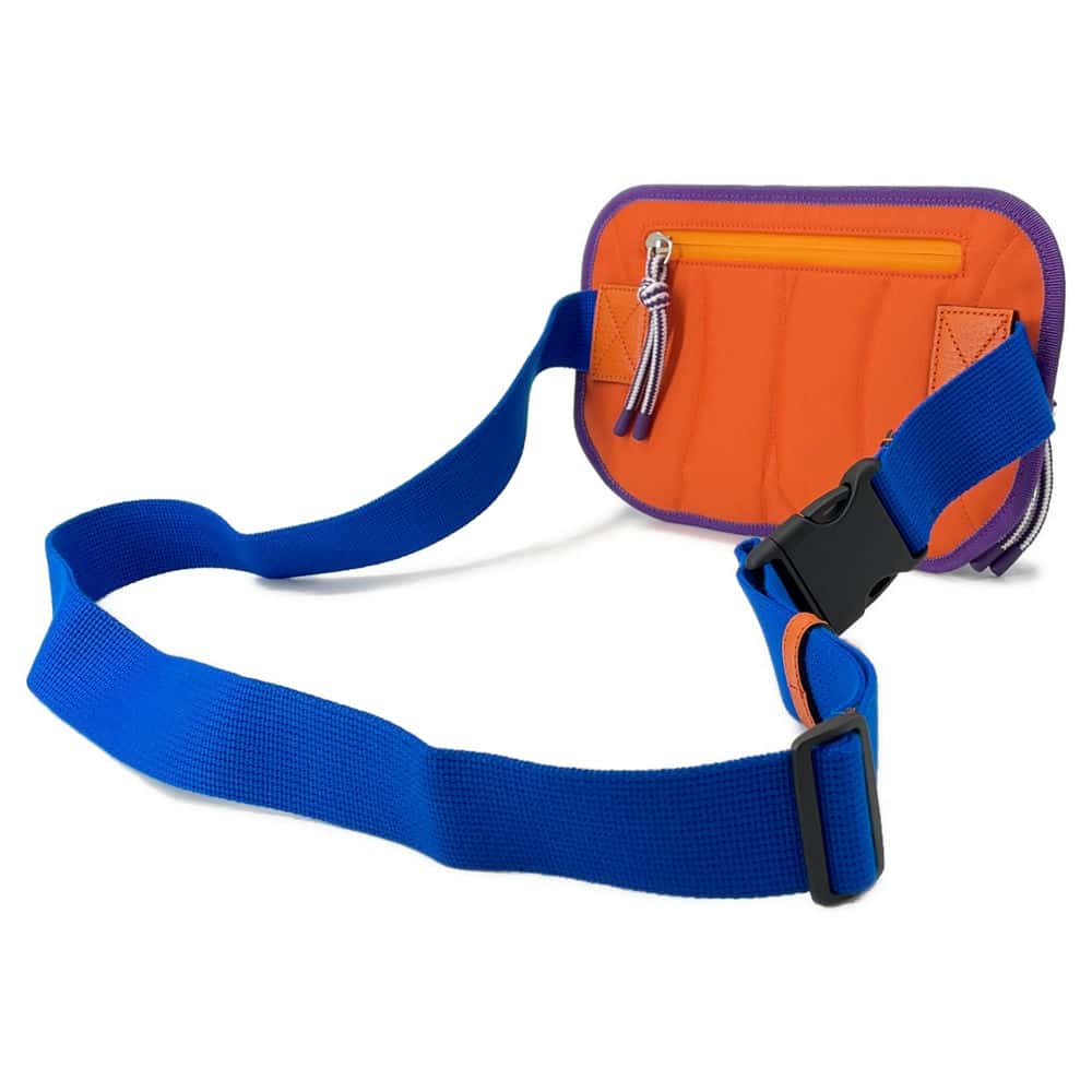 GUCCI GGNylon Belt Bag Purple/Blue/Orange752102 Nylon Rubber