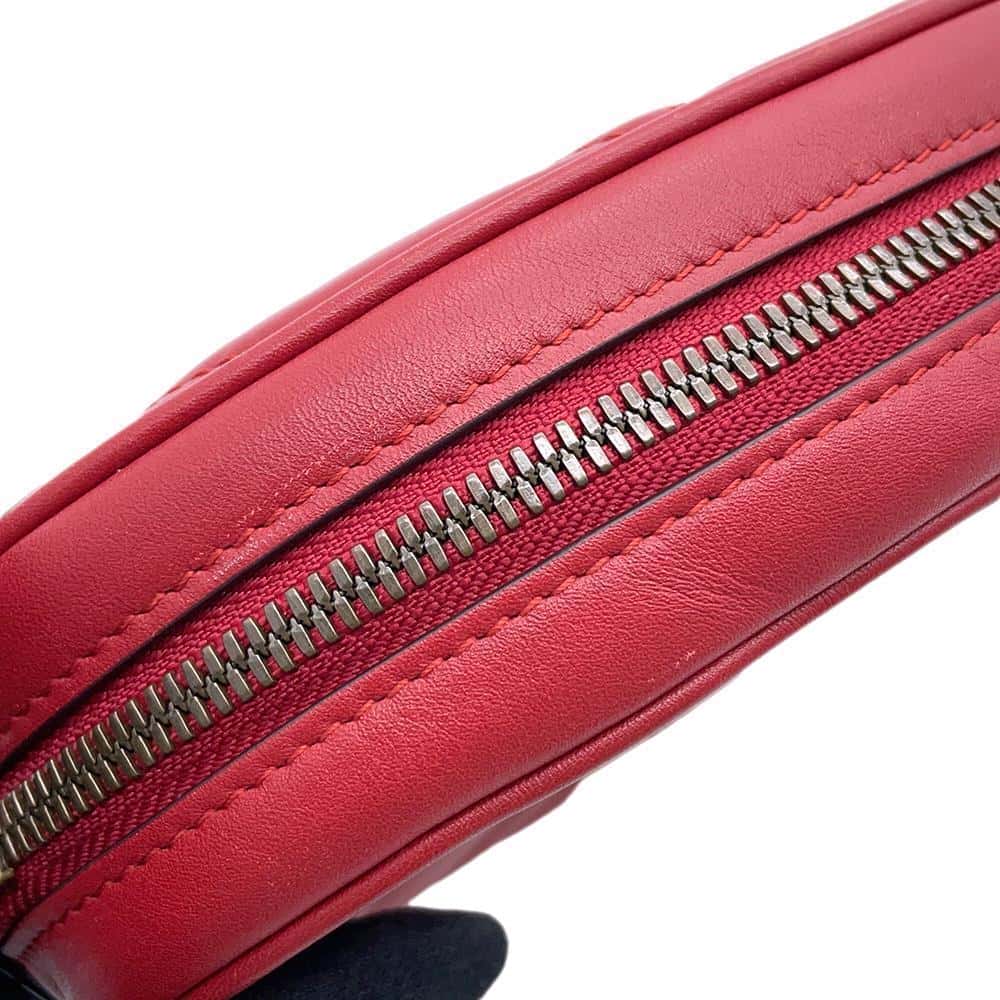 GUCCI GG Marmont belt bag Red476434 Leather Size 85