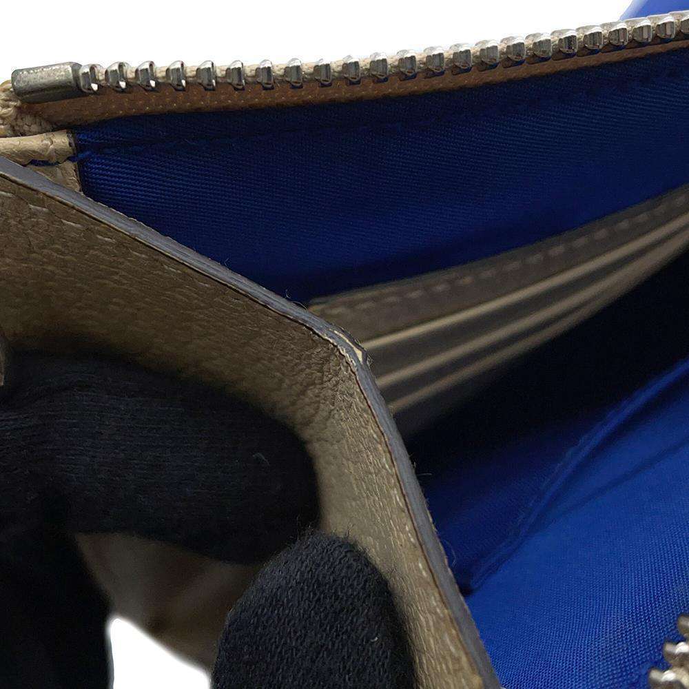 GUCCI Off the Grid Clutch Bag Blue/Ivory625598 Nylon Leather