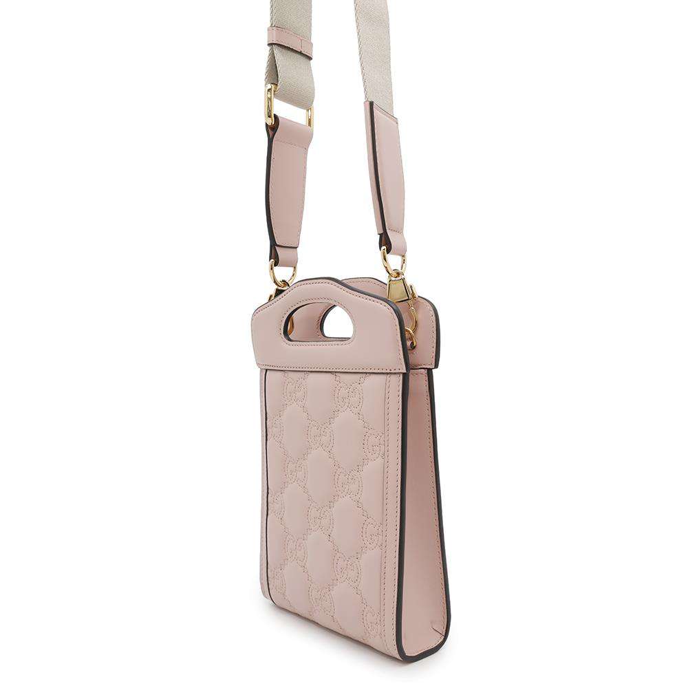 GUCCI GGMatelasse 2WAYHandbag Pink723776 Leather
