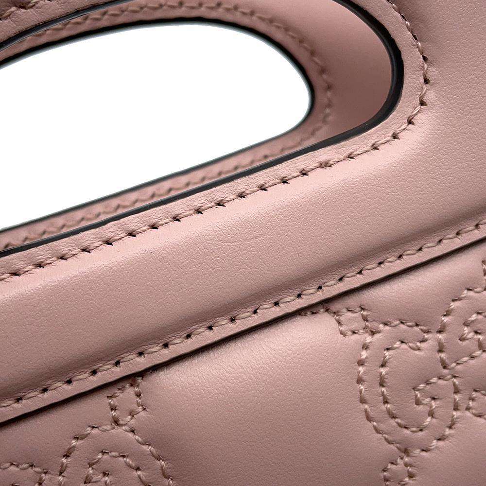 GUCCI GGMatelasse 2WAYHandbag Pink723776 Leather