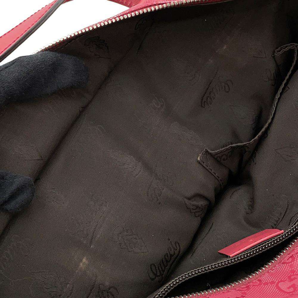 GUCCI GG Imprime Tote Bag Red211137 PVC Leather