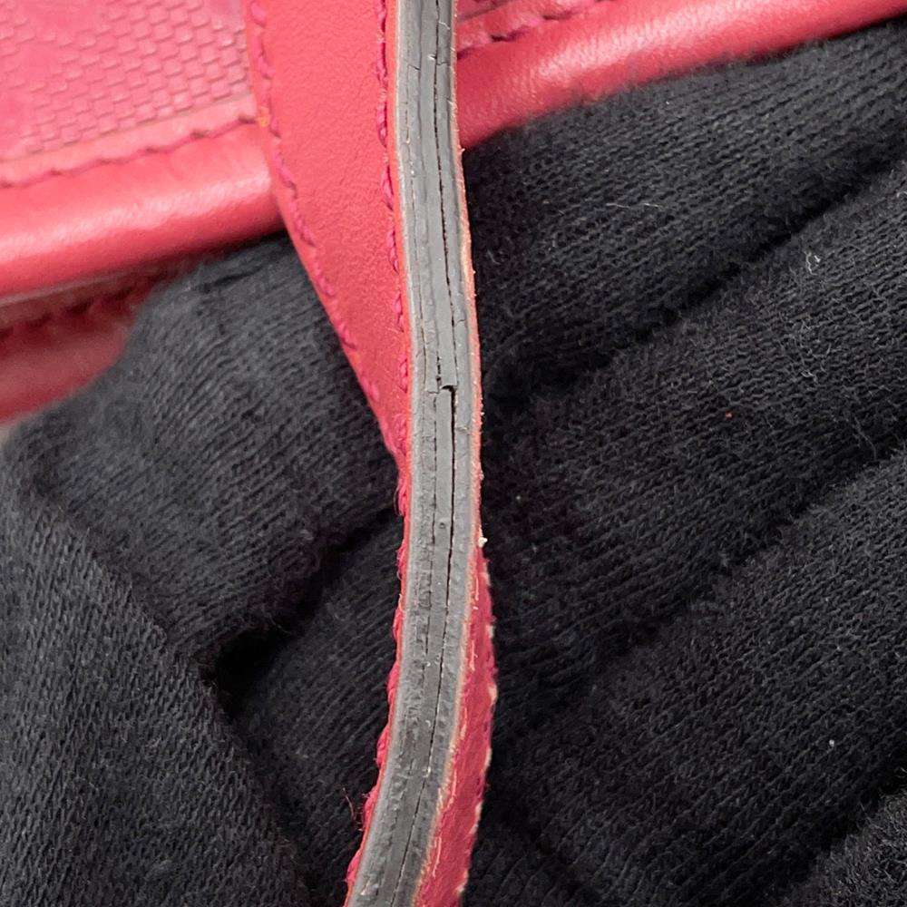 GUCCI GG Imprime Tote Bag Red211137 PVC Leather
