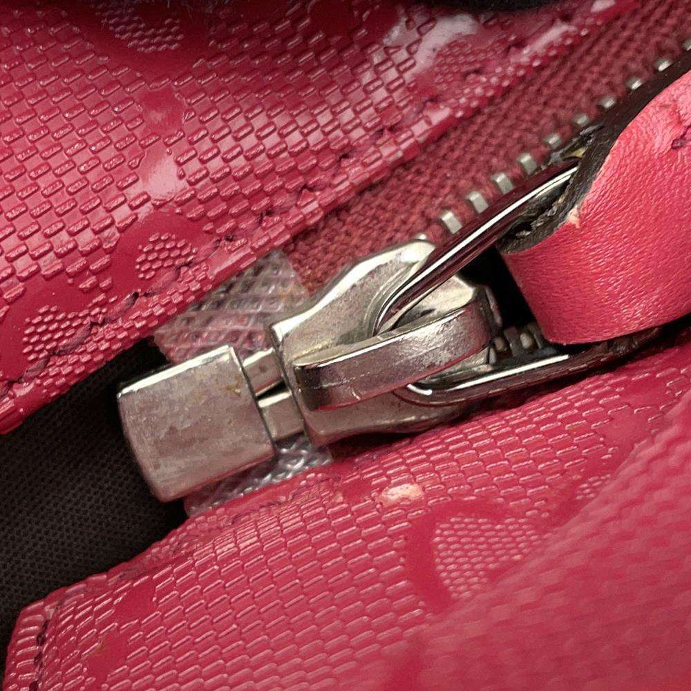 GUCCI GG Imprime Tote Bag Red211137 PVC Leather