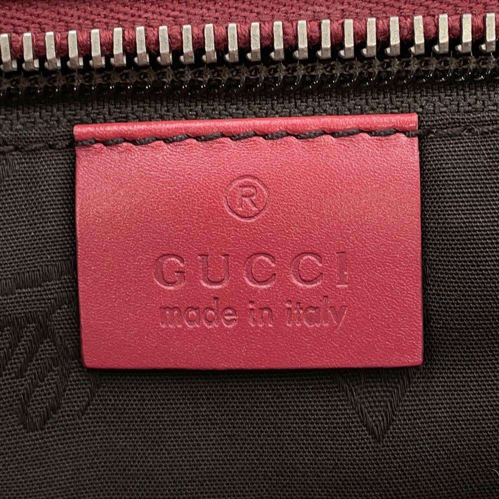 GUCCI GG Imprime Tote Bag Red211137 PVC Leather