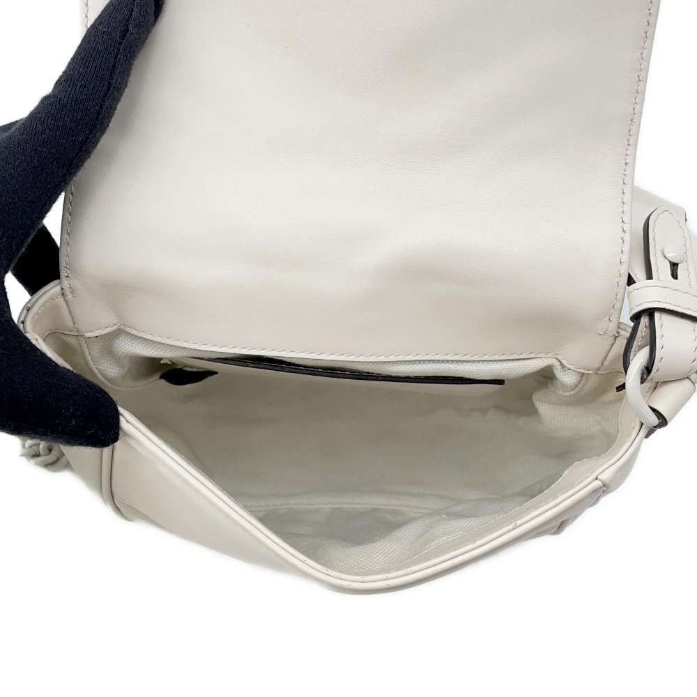 GUCCI GG Marmont 2WAYShoulder White739681 Leather