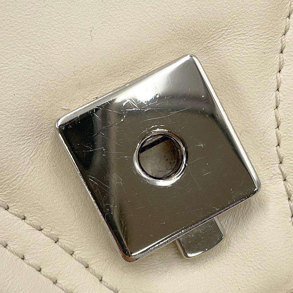 GUCCI GG Marmont 2WAYShoulder White739681 Leather