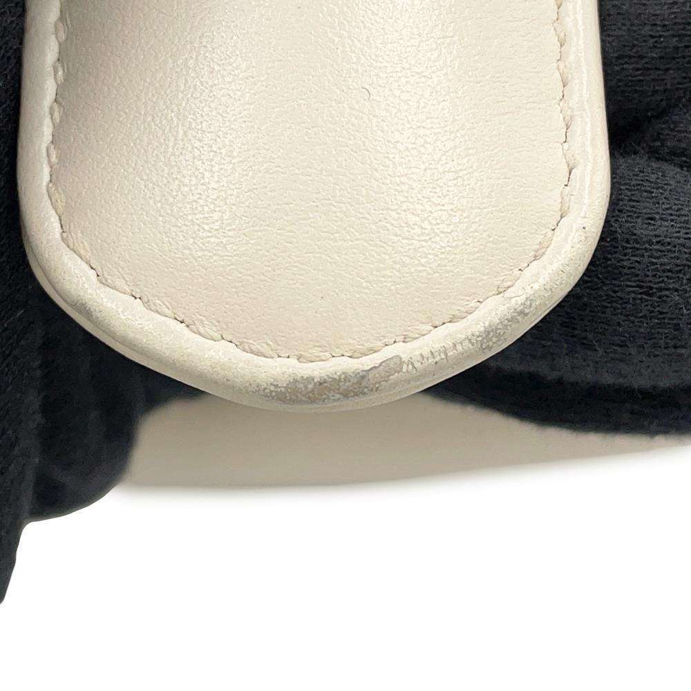 GUCCI GG Marmont 2WAYShoulder White739681 Leather