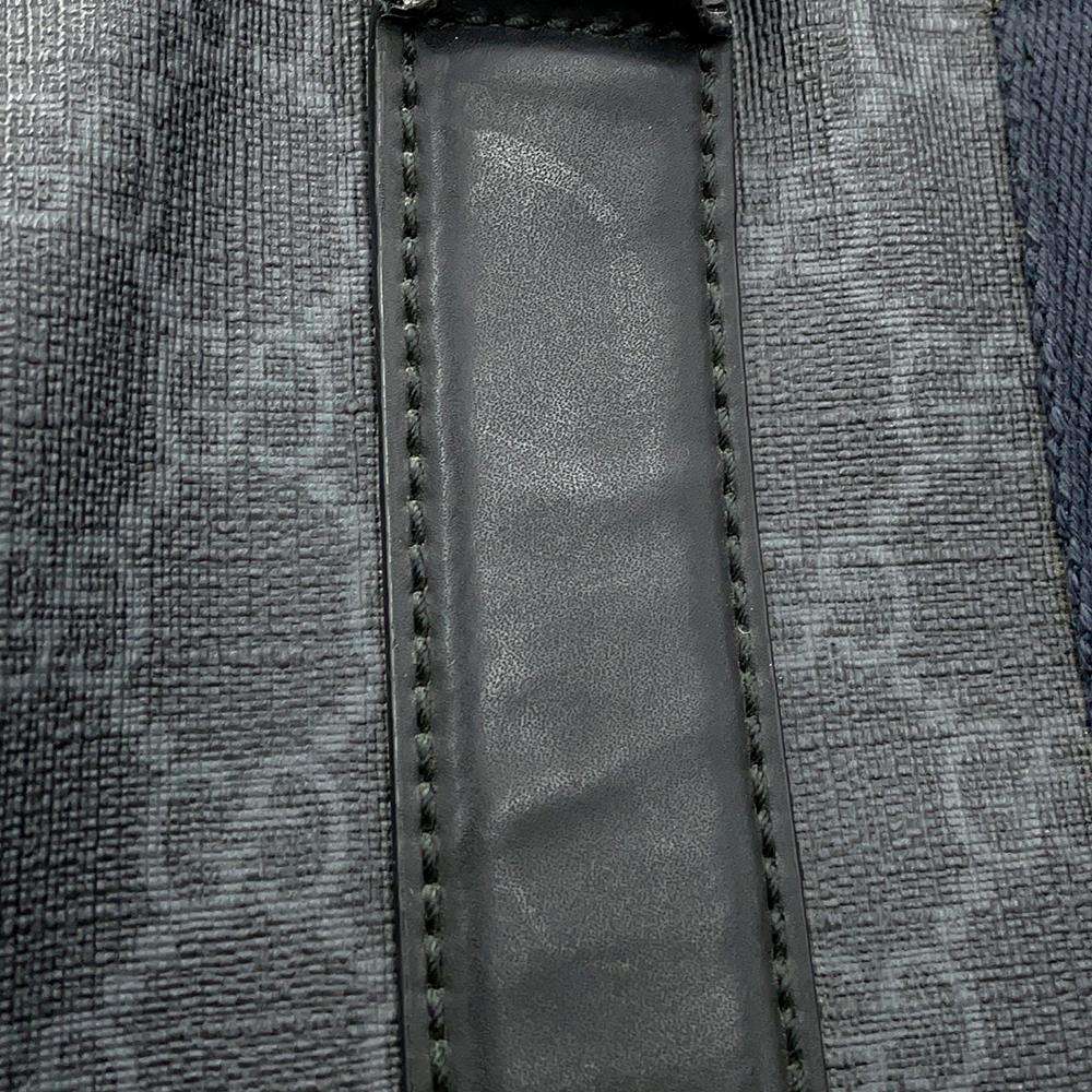 GUCCI GG Supreme Cherie Line Tote Bag Black495560 PVC Leather