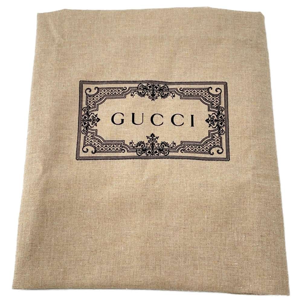 GUCCI GG Supreme Cherie Line Tote Bag Black495560 PVC Leather