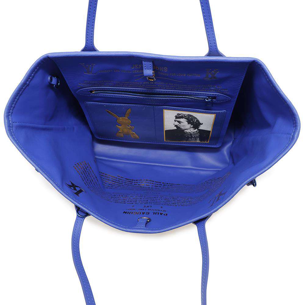 LOUIS VUITTON Neverfull Blue/MulticolorM43359 Monogram Celty Masters Collection Gauguin Size MM