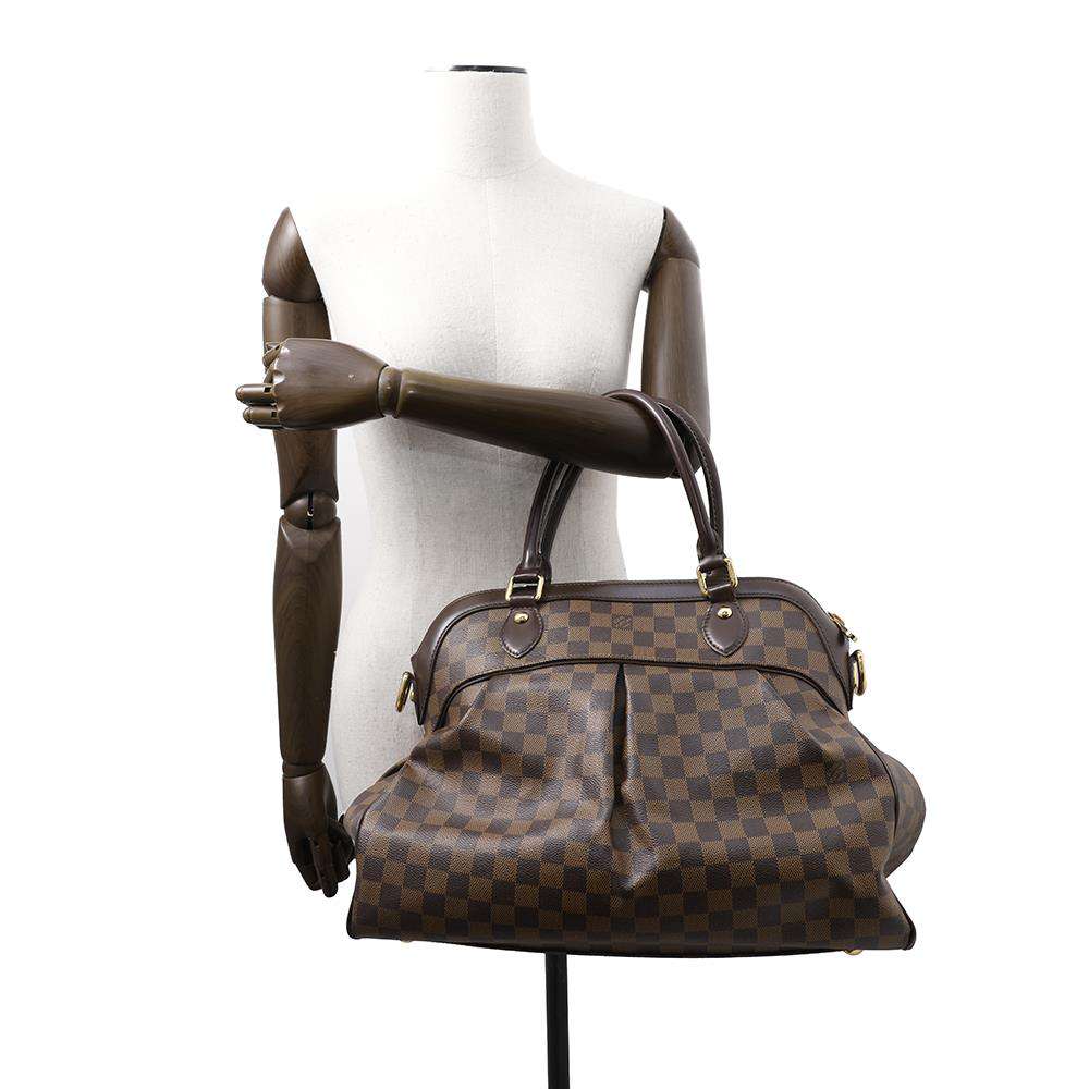 LOUIS VUITTON Trevi RedN51998 Damier Ebene Canvas Size GM
