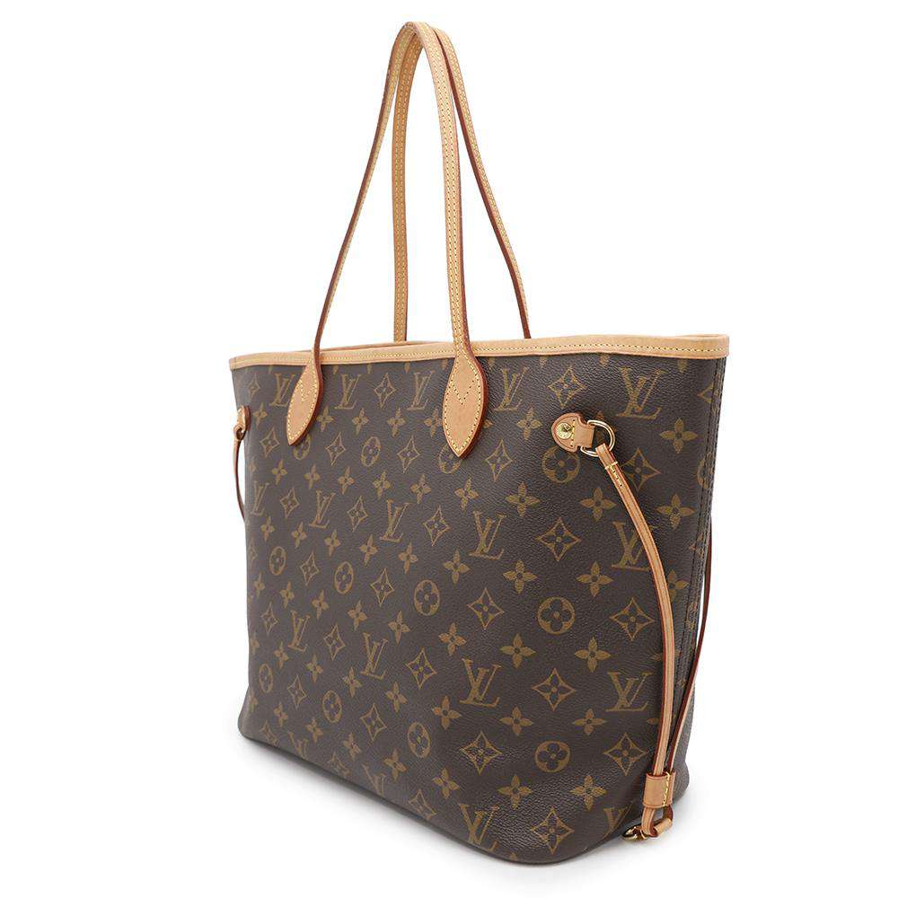 LOUIS VUITTON Neverfull BeigeM40995 Monogram Size MM