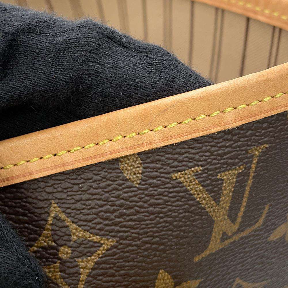 LOUIS VUITTON Neverfull BeigeM40995 Monogram Size MM