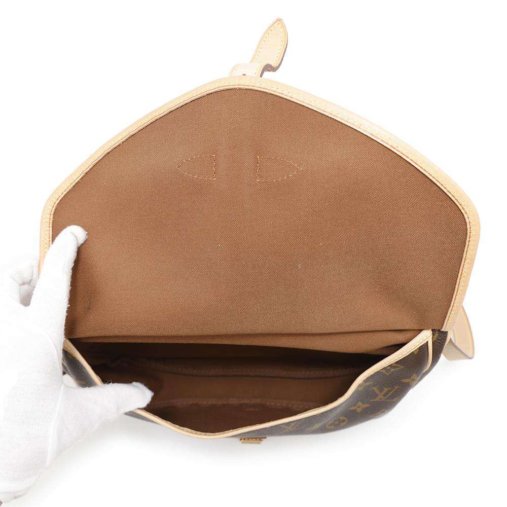 LOUIS VUITTON Saumur BrownM42256 Monogram Size 30
