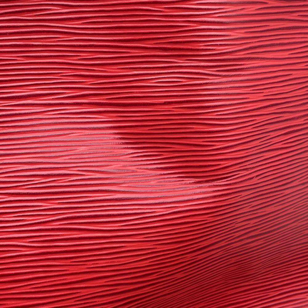 LOUIS VUITTON Petit Noe Castilian Red/NoirM44172 Epi Leather