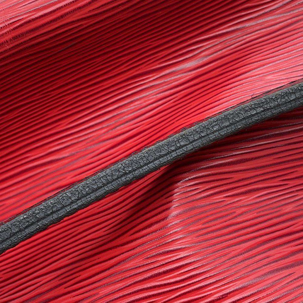 LOUIS VUITTON Petit Noe Castilian Red/NoirM44172 Epi Leather
