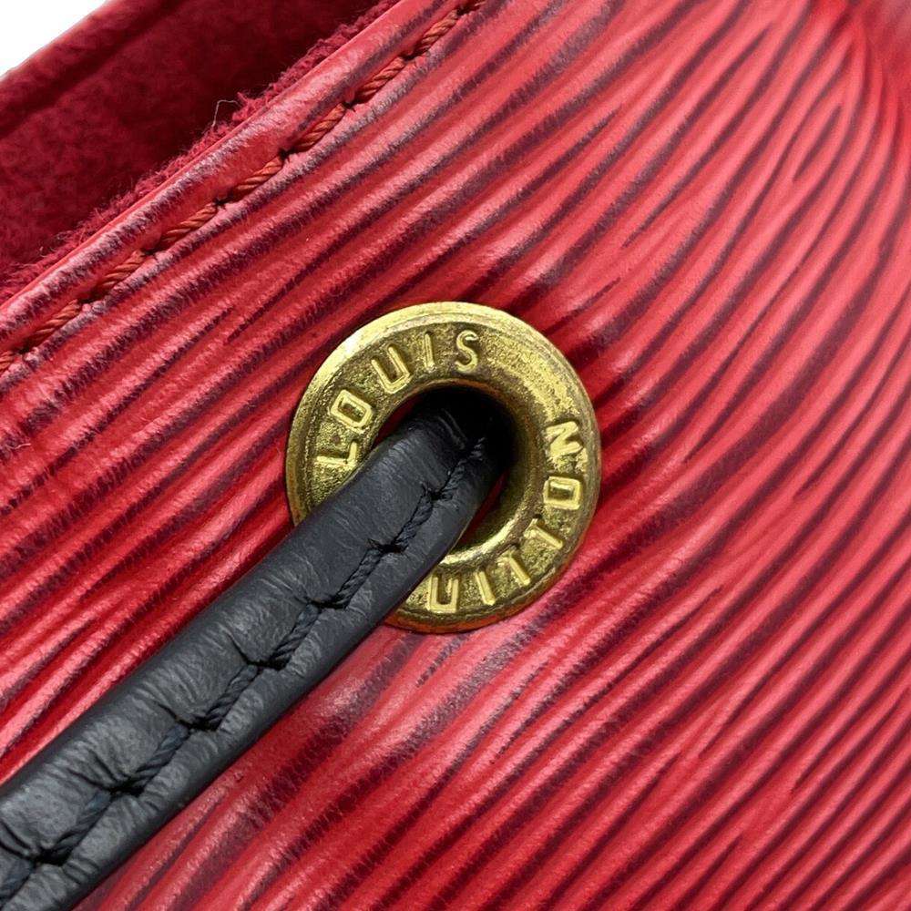 LOUIS VUITTON Petit Noe Castilian Red/NoirM44172 Epi Leather