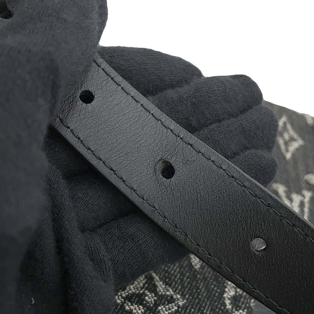 LOUIS VUITTON BUSAS TOKYO NIGOCollaboration NoirM45971 Monogram Denim Taurillon Leather